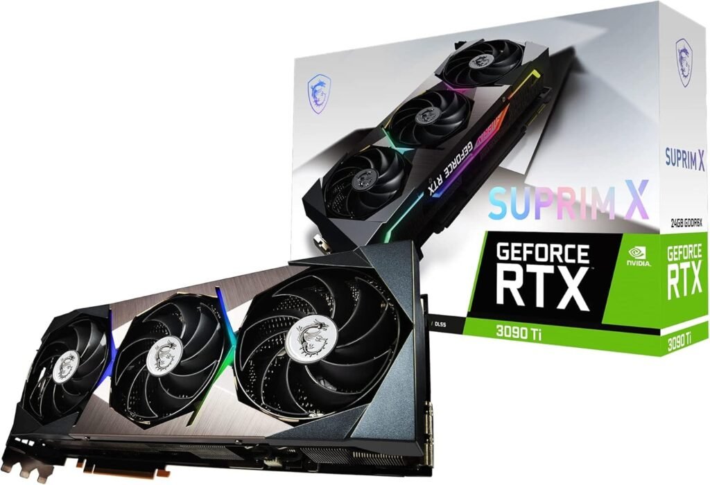 Tarjeta grafica RTX 3090 Ti, marca MSI