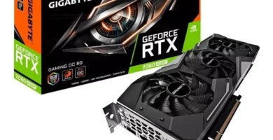 Placa de video RTX 2060 Super, marca Gigabyte