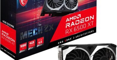 Placa de video RX 6500 XT