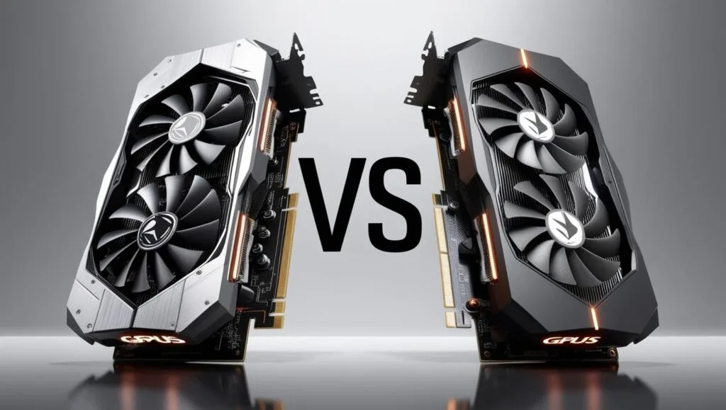 Dos placas de videos para compararse